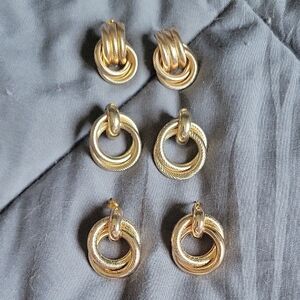 Modern Geometric Drop Earrings